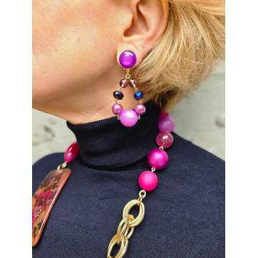 BAYANE Lilas Violet Prune - Francine BRAMLI Paris