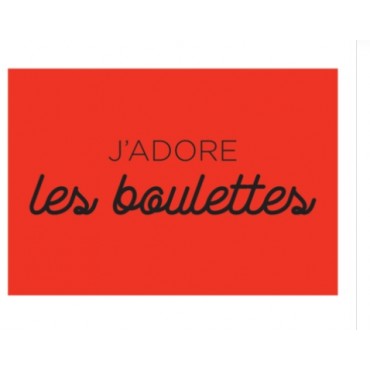 Magnet J'adore les Boulettes - DLP
