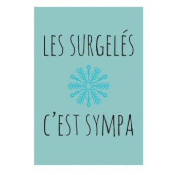 Magnet Les SURGELES c'est SYMPA - DLP