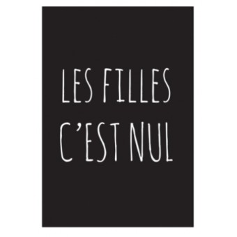 Magnet Les FILLES c'est NUL - DLP
