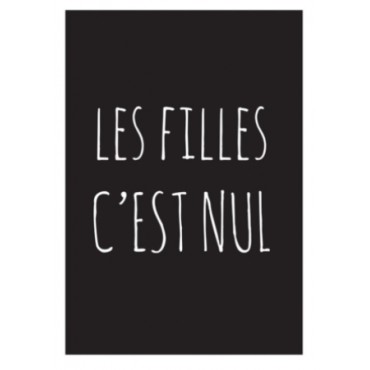 Magnet Les FILLES c'est NUL - DLP