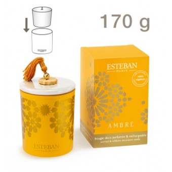 Bougie Déco Parfumée ESTEBAN - Ambre