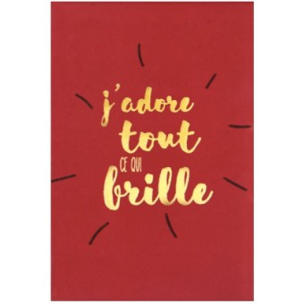 Magnet J'ADORE tout ce qui BRILLE - DLP