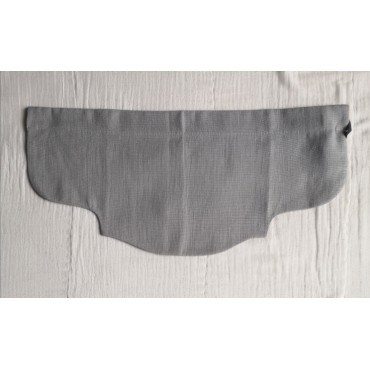 Cantonnière Lin Gris 45 x 20 Festonnée  N°40   Rideau