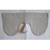 Paire de Cantonnières Lin Naturel 45 x 30 Festonnée    Rideau N°49