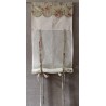 Store Lin Ecru Cantonnière Fleurie 45 x 150   Rideau N°306