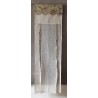 Store Lin Ecru Cantonnière Fleurie 45 x 150   Rideau N°306