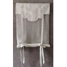 Store Lin Ecru Cantonnière BRODE 60 x 150   Rideau N°308