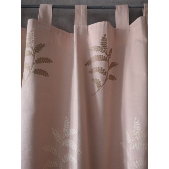 Paire de Rideaux LEA D'AUBRAY Rose 135 X 270 N°421