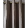 Paire de Rideaux Oeillets Cassonade Lin 140 x 300  N°431