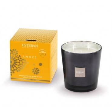 Bougie AMBRE Grand Format - ESTEBAN