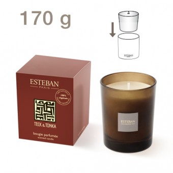 Bougie Parfumée Edition Moka ESTEBAN - Teck et Tonka