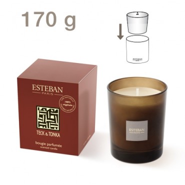 Bougie Parfumée Edition Moka ESTEBAN - Teck et Tonka