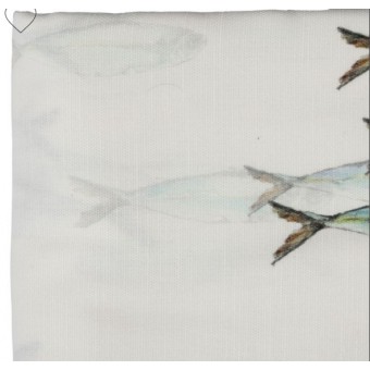 Nappe RIVIERE Vert Eau 320 X 160CM - COTE TABLE