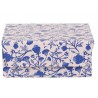 BOITE A BIJOUX ETERRA Bleue 10 X 10 X H5CM - SEMA