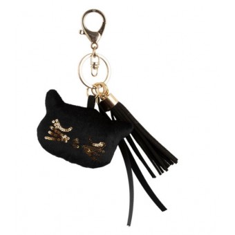 Porte-Clés  MIAOU Paillettes 7.5 X 18CM - SEMA Design