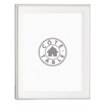 Cadre PHOTO Nickel 25 X 30CM - COTE TABLE