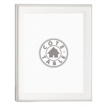 Cadre PHOTO Nickel 25 X 30CM - COTE TABLE