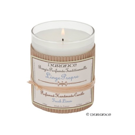 Bougie Parfumée DURANCE - Linge Propre
