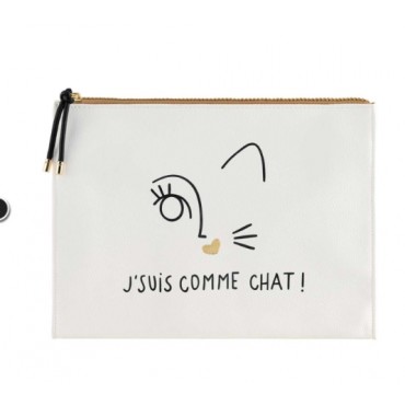 Trousse GM J'SUIS COMME CHAT - DERRIERE LA PORTE dlp