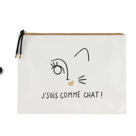 Trousse GM J'SUIS COMME CHAT - DERRIERE LA PORTE dlp