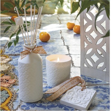 Bougie FLEUR DE MANDARINE Escale à Sintra 190 g - MATHILDE M