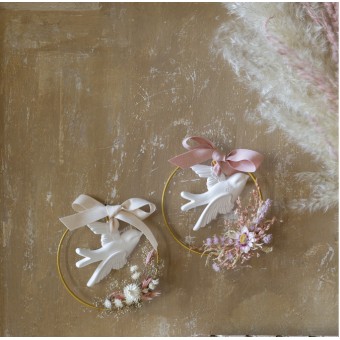 Couronne florale parfumée FLEUR de COTON - MATHILDE M