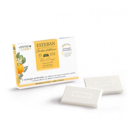 Recharge FLEUR d'ORANGER Diffuseur Voiture - ESTEBAN