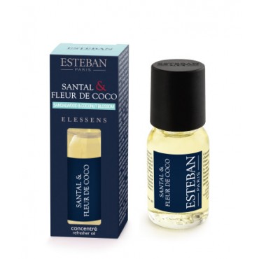 SANTAL & FLEUR de COCO Concentré 15ml - ESTEBAN Elessens