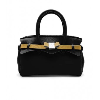 Sac MISSY Métallisé Noir & Or - SAVE MY BAG
