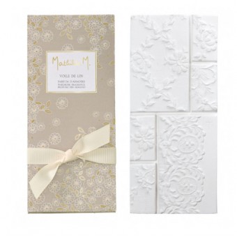Tablette parfumée VOILE DE LIN - MATHILDE M