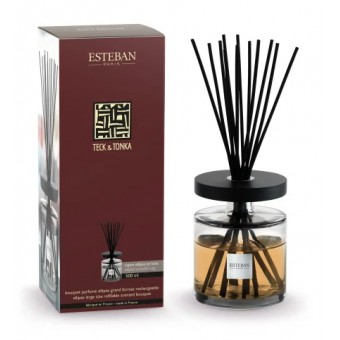 Bouquet Parfumé ELLIPSE 500ml TECK & TONKA - ESTEBAN