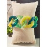 Bracelet ALESSIA Maillons Jaune/vert/transp - FRANCINE BRAMLI PARIS Bijoux