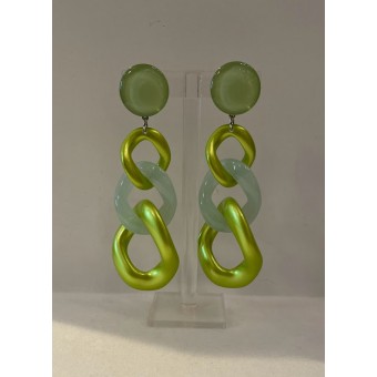 ARIA maillons verts - Francine BRAMLI Paris Bijoux