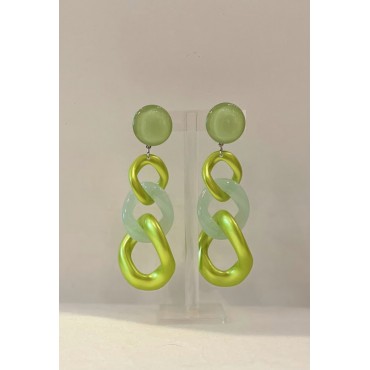 ARIA maillons verts - Francine BRAMLI Paris Bijoux