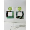 BABETTE Vert corne - Francine BRAMLI Paris Bijoux