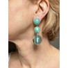 BETYNA Turquoise perle de Majorque - Francine BRAMLI Paris Bijoux