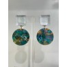 CARLA Moirée verte - Francine BRAMLI Paris Bijoux