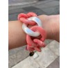 ALESSIA Maillons Corail & Nacre - FRANCINE BRAMLI PARIS Bijoux