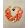 ALESSIA Maillons Corail & Nacre - FRANCINE BRAMLI PARIS Bijoux