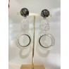 LUNE Blanc effet pierre - Francine BRAMLI Paris Bijoux