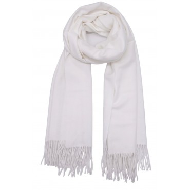ECHARPE Cachemire Blanc