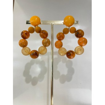 BASTILLES Ambre - Francine BRAMLI Paris Bijoux