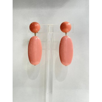 MALDIVES Rose poudré - Francine BRAMLI Paris Bijoux