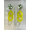 KELLY Maillons jaune fluo - Francine BRAMLI Paris
