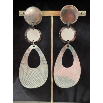 LASER Métal &  blanc - Francine BRAMLI Paris
