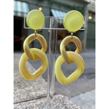 KEREN Maillons jaune & nacré - Francine BRAMLI Paris