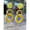 KEREN Maillons jaune & nacré - Francine BRAMLI Paris