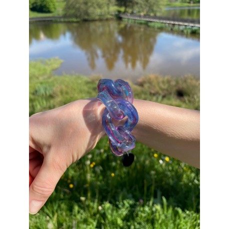 Bracelet ANAIS  Mauve Bleu Rose Vert - FRANCINE BRAMLI PARIS Bijoux