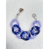 Bracelet ALESSIA Maillons Violet, Mauve - FRANCINE BRAMLI PARIS